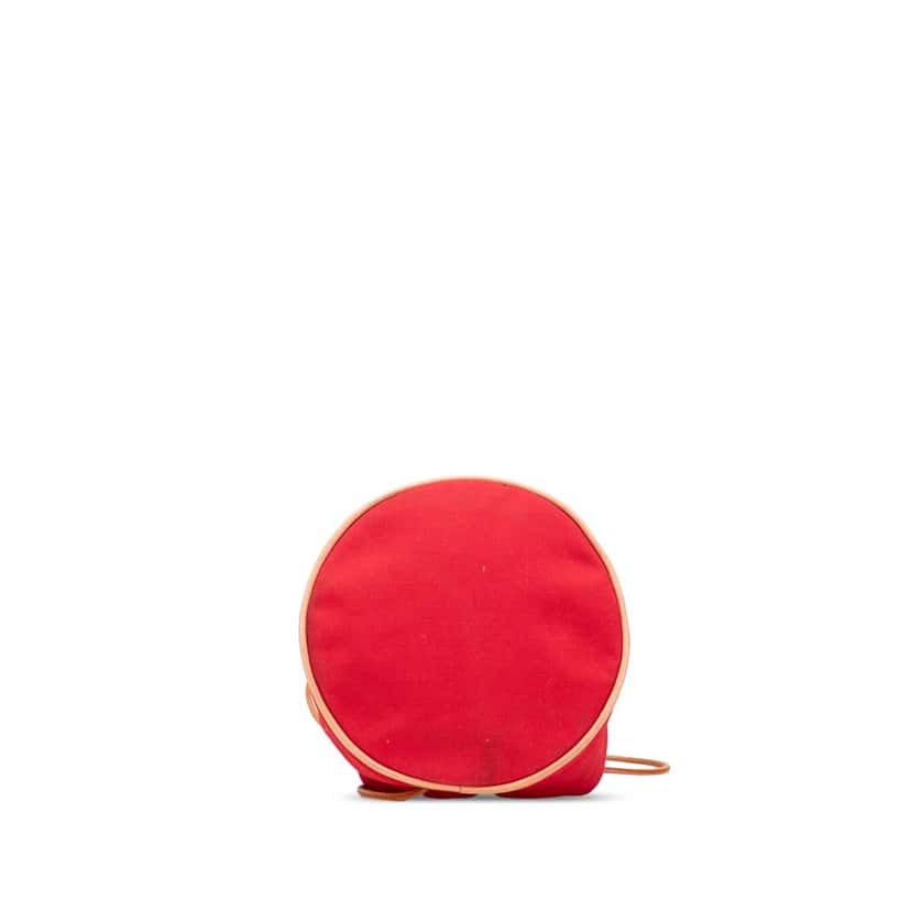 Hermès Toile Polochon Mimile Red Canvas Good condition - Inside View