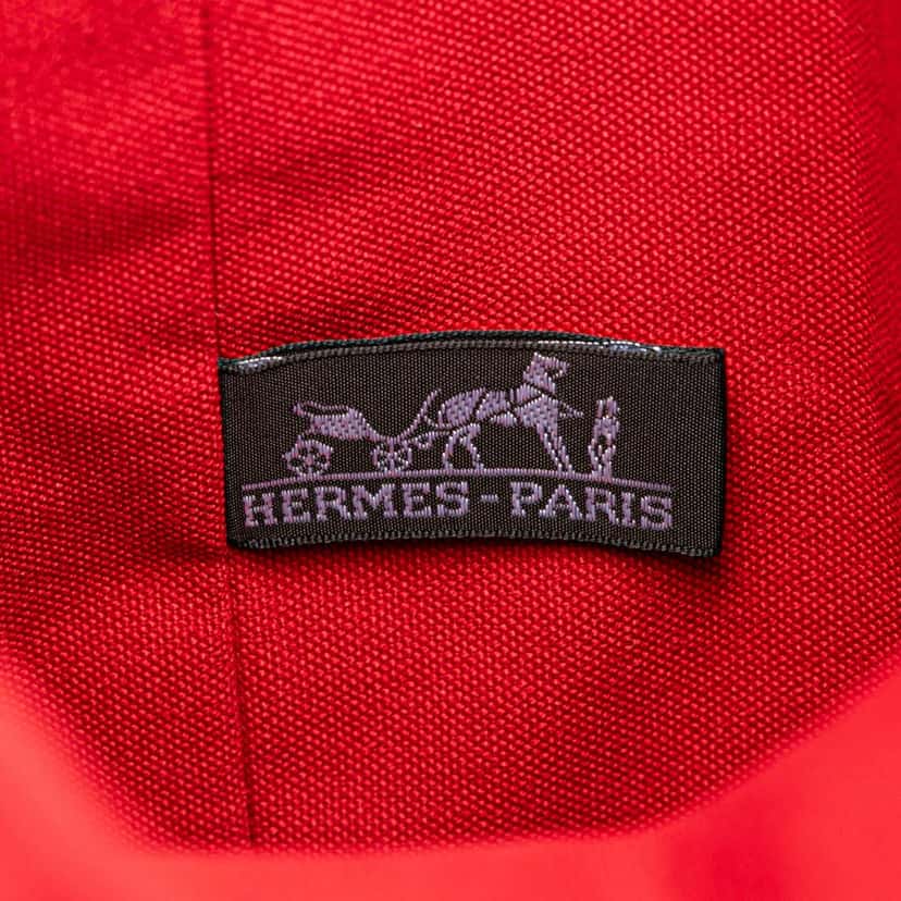 Hermès Toile Polochon Mimile Red Canvas Good condition - Box View