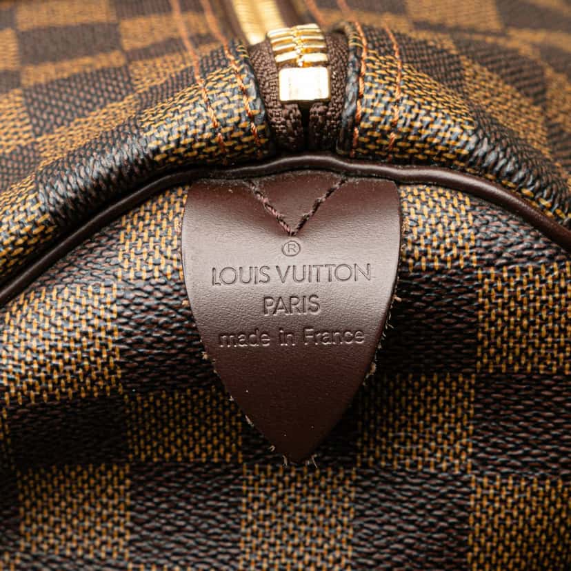 Louis Vuitton Damier Ebene Keepall 50 Brown Canvas Good condition - Box View