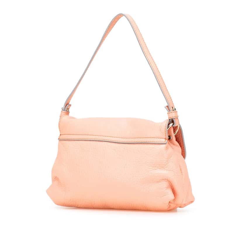 Chloé Leather Lily Bow Satchel Orange Leather Good condition - Back View
