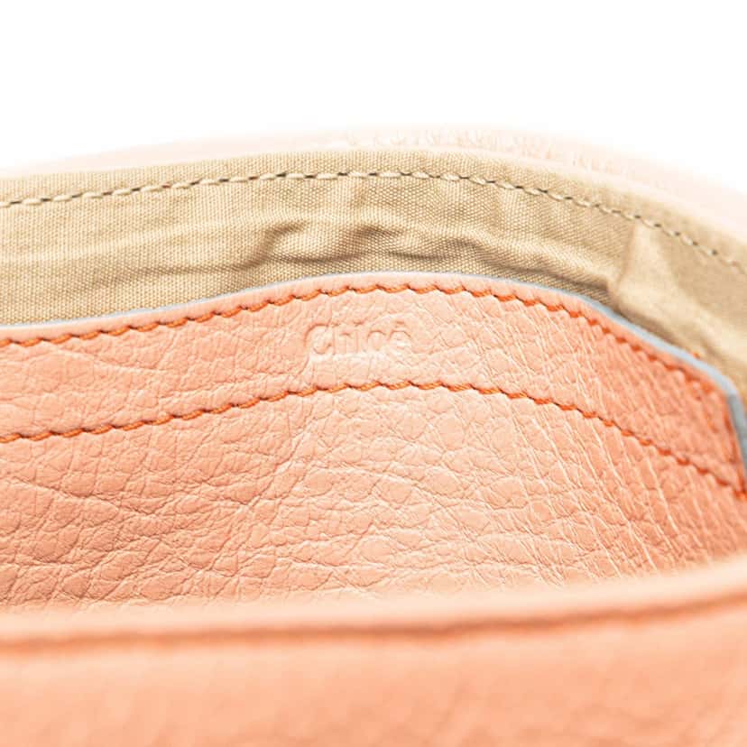 Chloé Leather Lily Bow Satchel Orange Leather Good condition - Box View