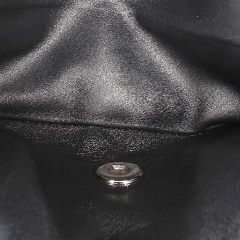 Chanel Medium Classic Chevron Patent Double Flap Black Leather Good condition - Box View