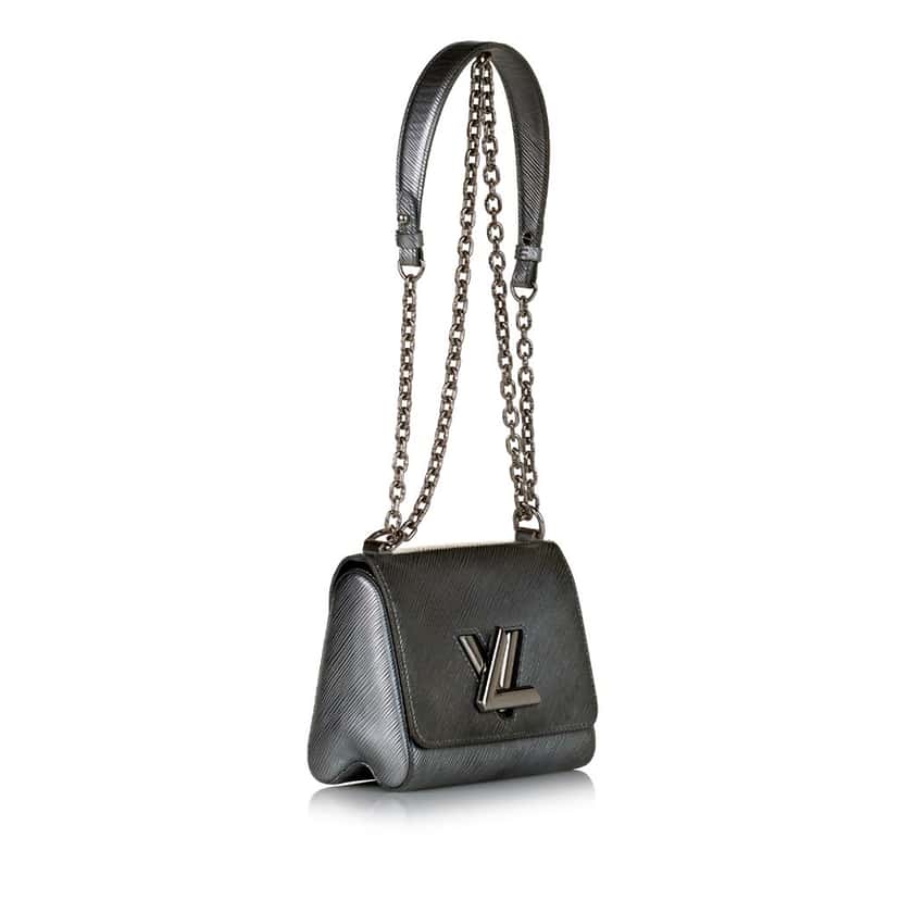 Louis Vuitton Epi Twist PM Silver Leather Good condition - Back View