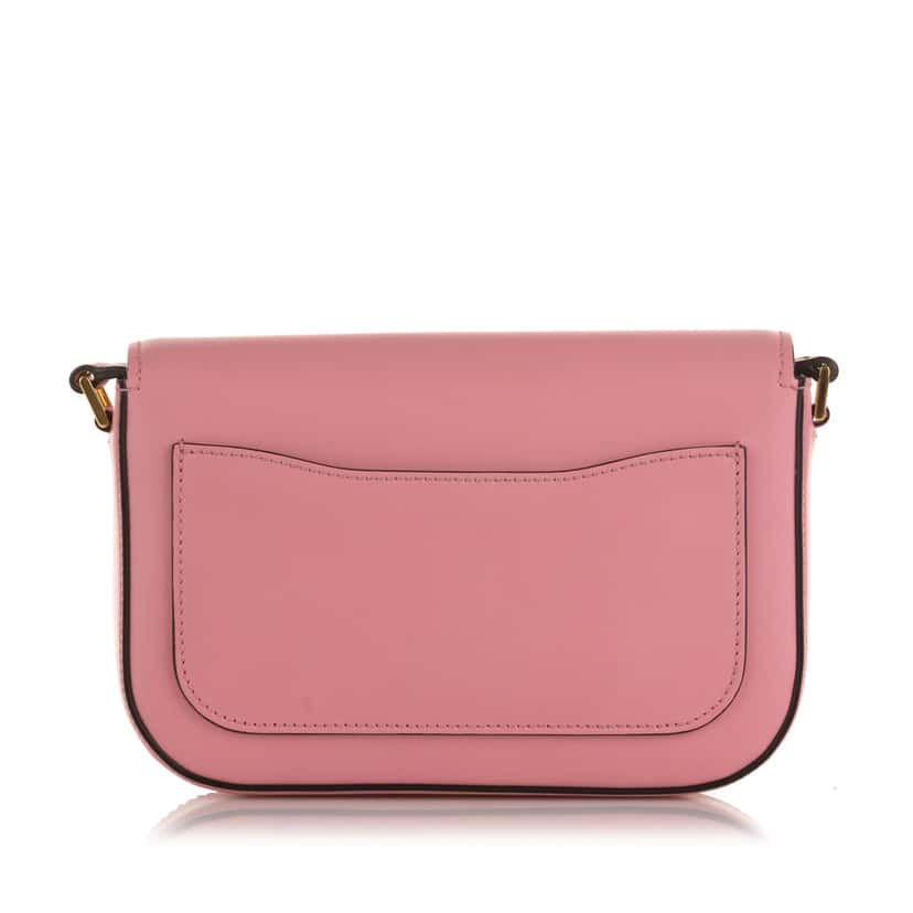 Prada Glace Calf Etiquette Crossbody Pink Leather Very good condition - Inside View