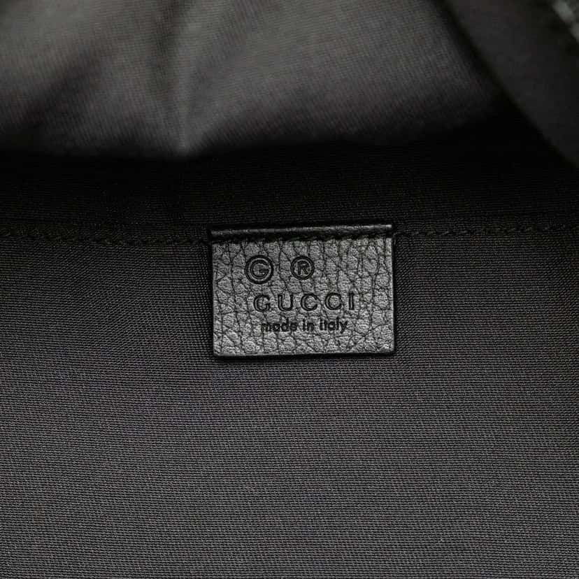 Gucci GG Nylon Web Belt Bag Black Good condition - Box View