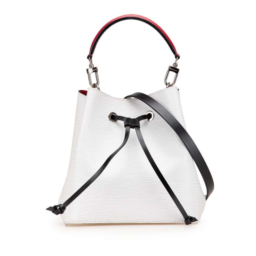 Louis Vuitton Epi Neonoe BB White Leather Good condition - Front View