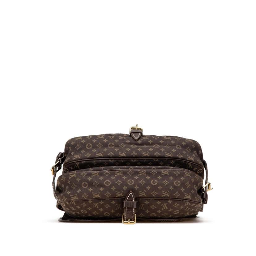 Louis Vuitton Monogram Mini Lin Saumur 30 Brown Canvas Good condition - Inside View