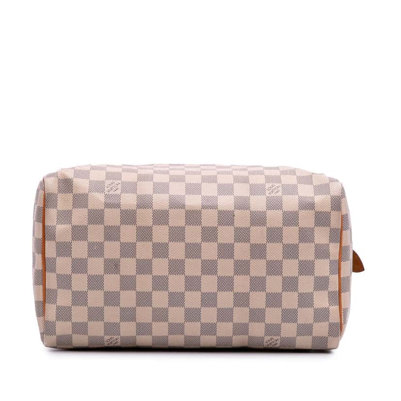 Louis Vuitton Damier Azur Speedy 30 White Canvas Good condition - Inside View