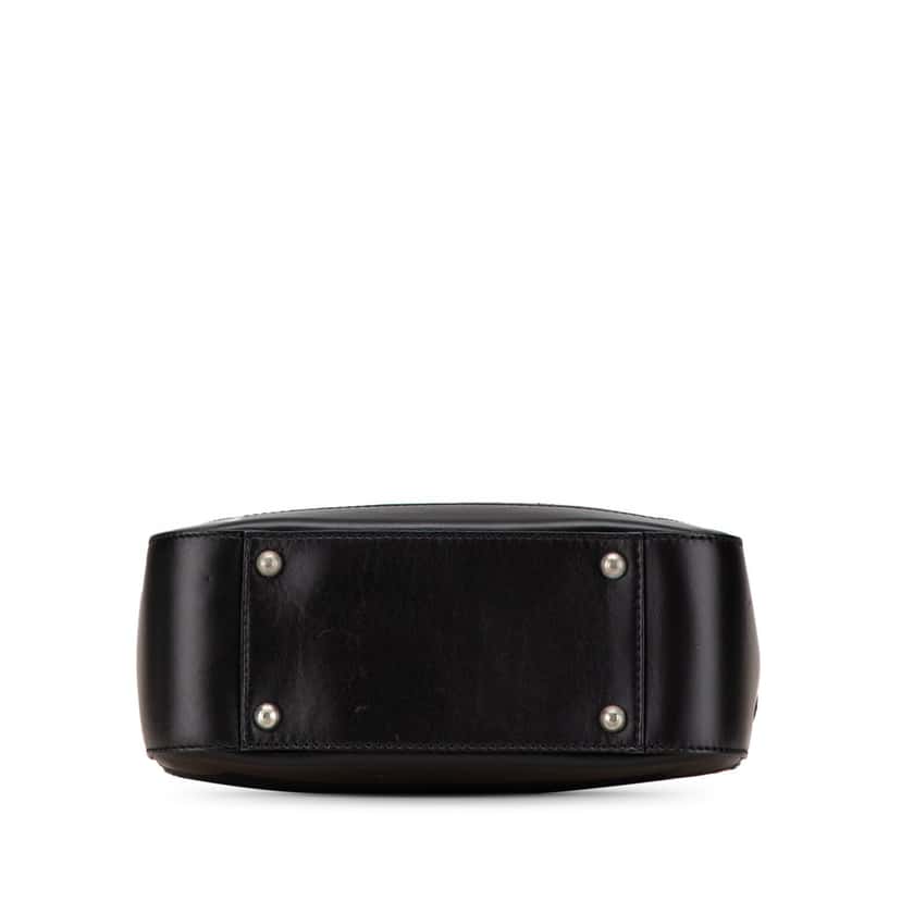 Celine C Macadam Canvas Handbag Black Canvas Good condition - Inside View