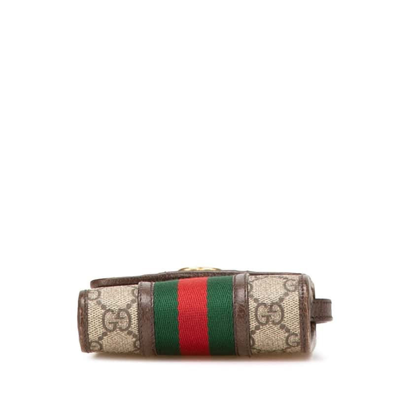 Gucci Mini GG Supreme Web Ophidia Crossbody Brown Canvas Good condition - Inside View