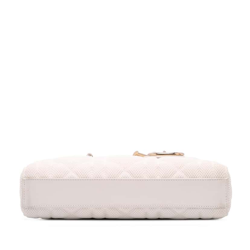 Dior Medium Technical Fabric Macrocannage Lady D Joy White Good condition - Inside View