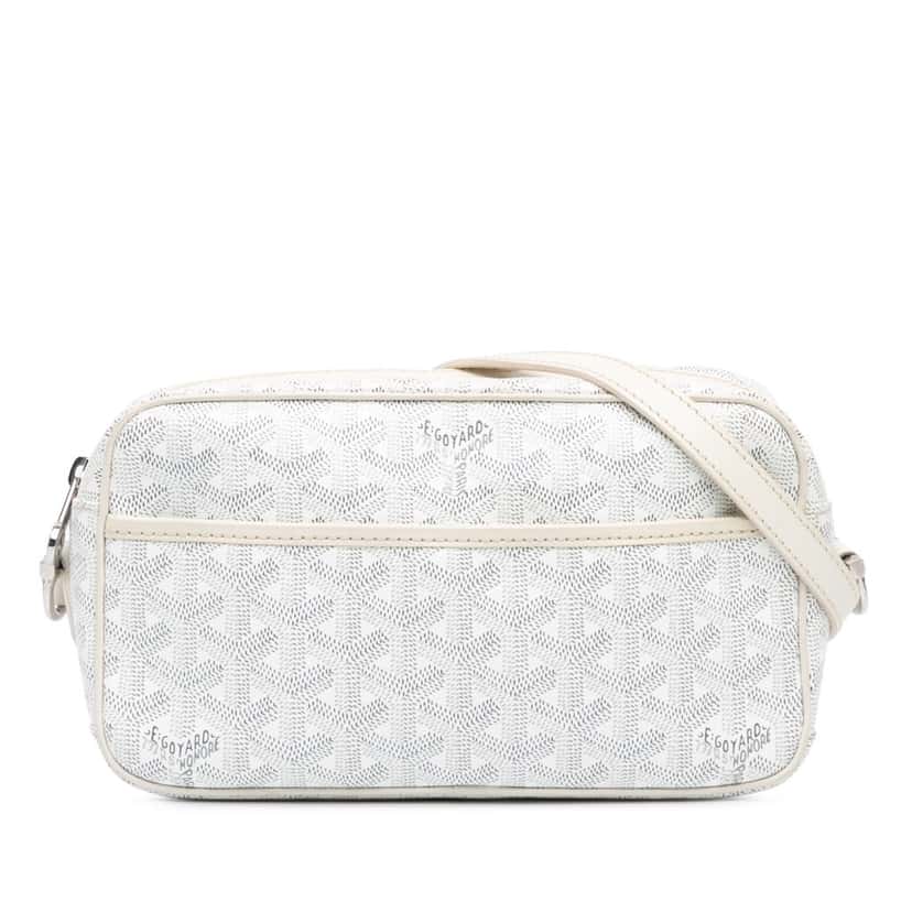 Goyard Goyardine Sac Cap Vert White Canvas Good condition - Front View