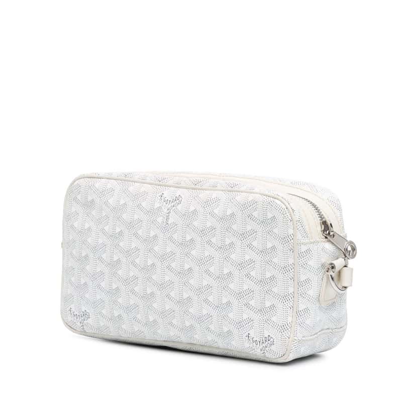Goyard Goyardine Sac Cap Vert White Canvas Good condition - Back View