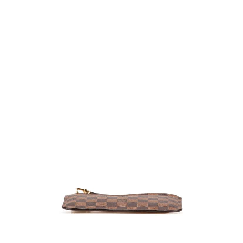 Louis Vuitton Damier Ebene Neverfull PM Pouch Brown Canvas Good condition - Inside View