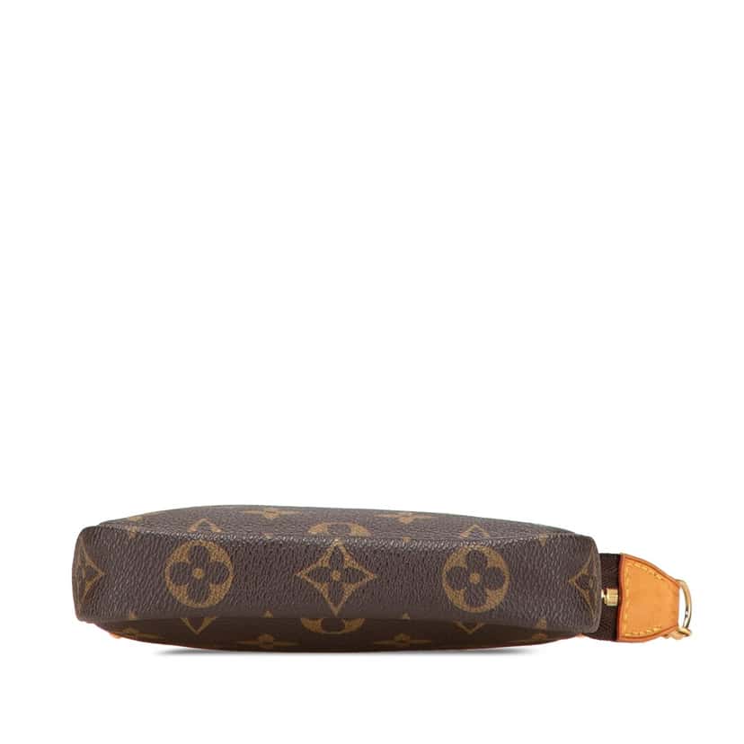 Louis Vuitton Monogram Mini Pochette Accessoires Brown Canvas Good condition - Inside View