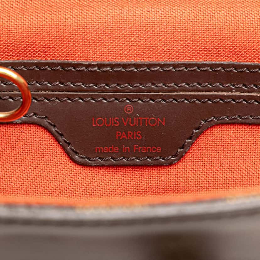 Louis Vuitton Damier Ebene Soho Brown Canvas Good condition - Box View