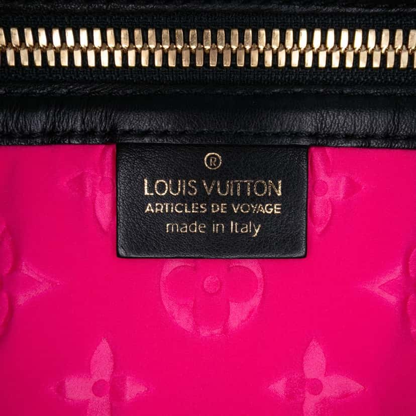 Louis Vuitton Monogram Embossed Neoprene Scuba MM Pink Polyester Good condition - Box View