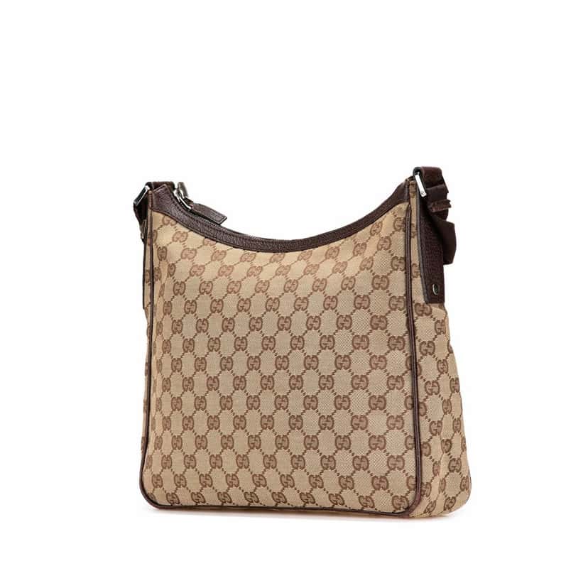 Gucci GG Canvas Crossbody Brown Canvas Good condition - Back View
