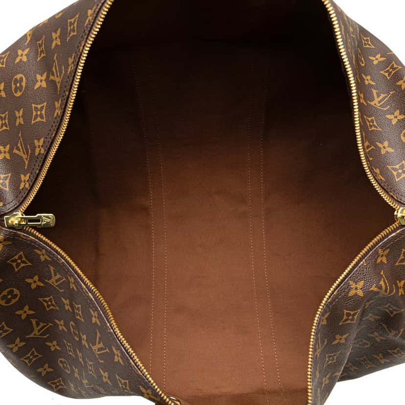 Louis Vuitton Monogram Keepall 60 Brown Canvas Good condition - Model View