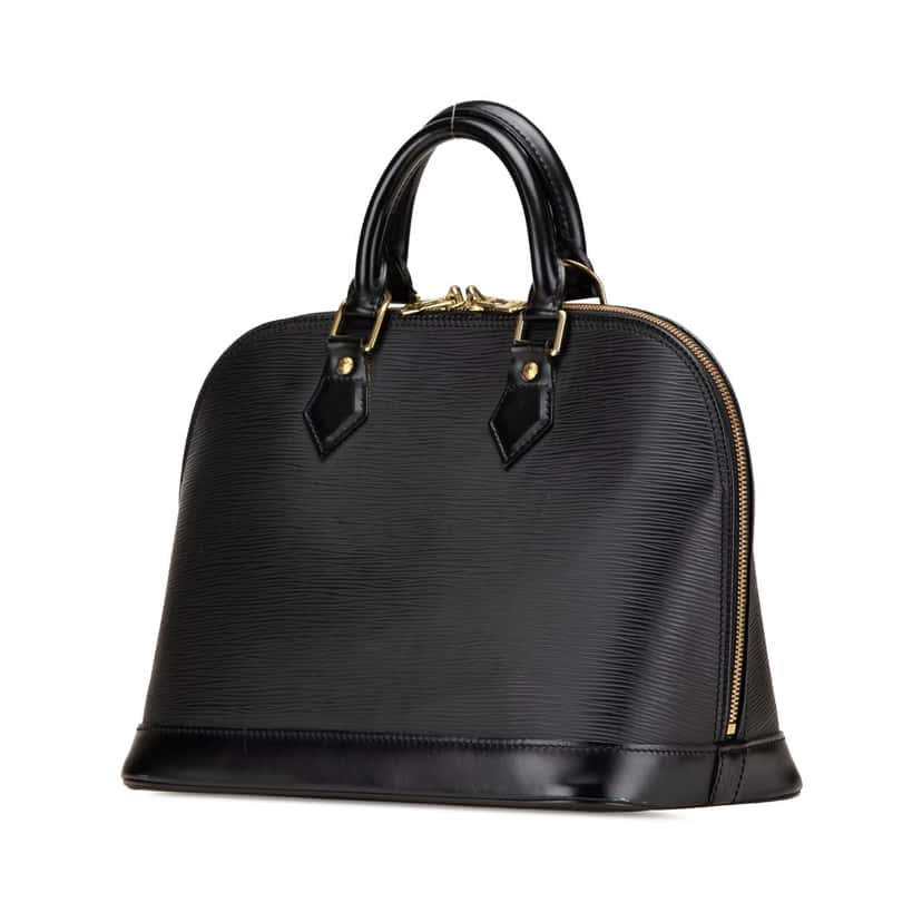 Louis Vuitton Epi Alma PM Black Leather Good condition - Back View