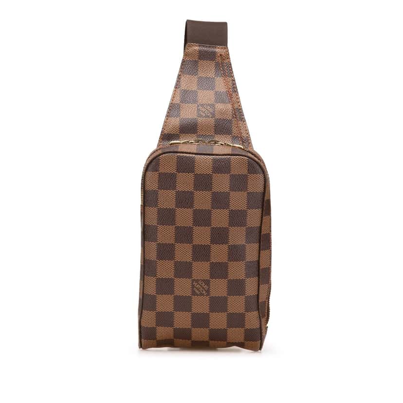 Louis Vuitton Damier Ebene Geronimos Brown Canvas Good condition - Front View
