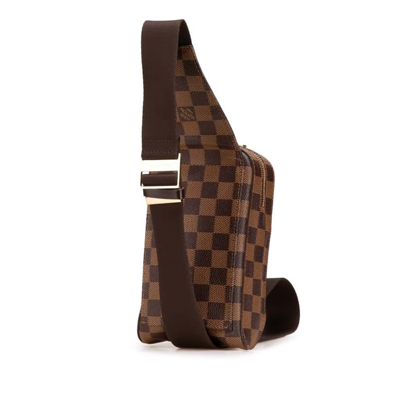 Louis Vuitton Damier Ebene Geronimos Brown Canvas Good condition - Back View