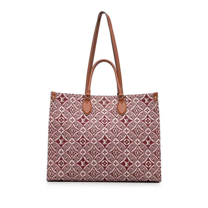 Louis Vuitton Monogram Since 1854 Onthego GM Red Canvas Good condition - Model View