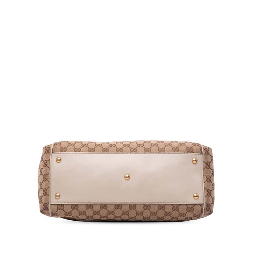 Gucci GG Canvas Scarlett Satchel Brown Canvas Fair condition - Inside View