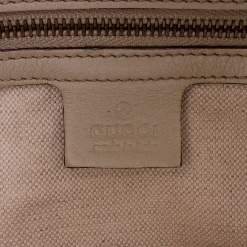 Gucci GG Canvas Scarlett Satchel Brown Canvas Fair condition - Box View