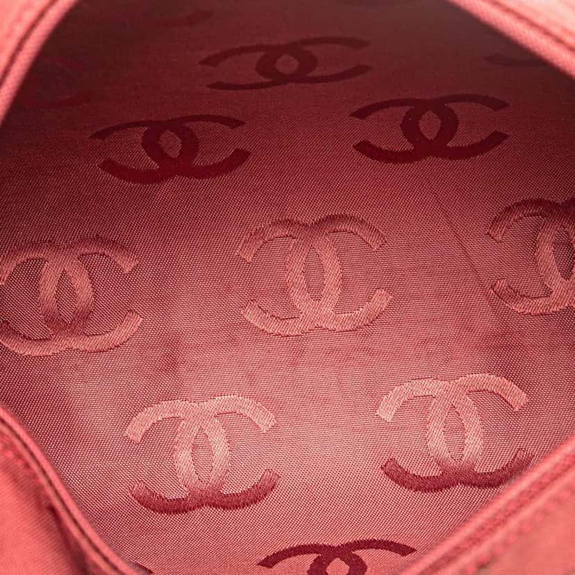 Chanel CC Lambskin Wild Stitch Handbag Red Leather Good condition - Box View