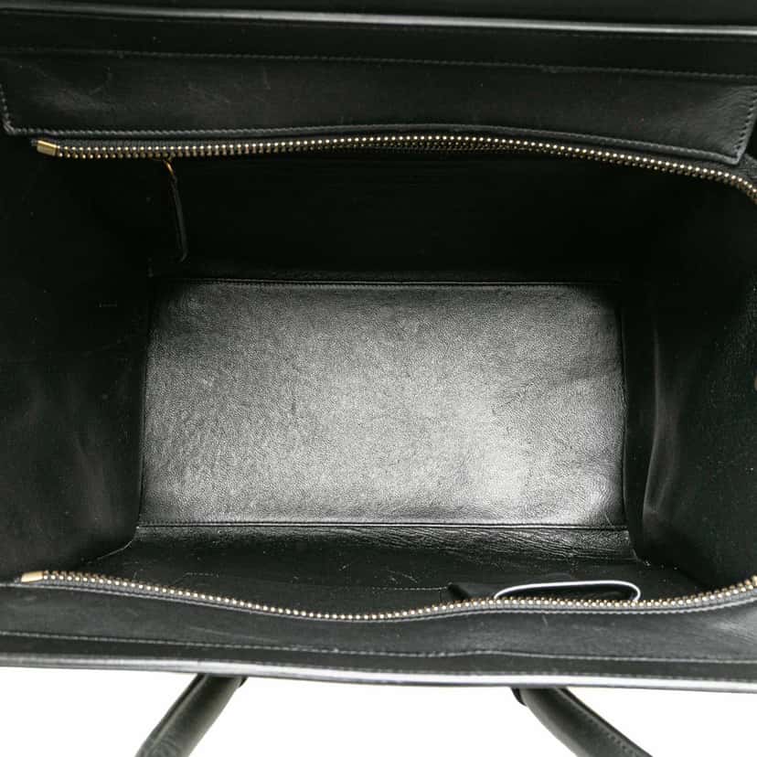 Celine Mini Canvas Tricolor Luggage Tote White Canvas Good condition - Model View