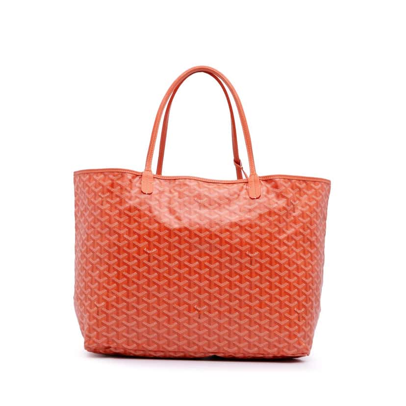 Goyard Goyardine Saint Louis GM Orange Canvas Good condition - Front View