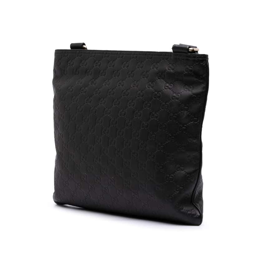 Gucci Guccissima Crossbody Black Leather Good condition - Back View