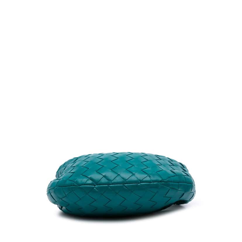 Bottega Veneta Mini Nappa Intrecciato Jodie Blue Leather Good condition - Inside View