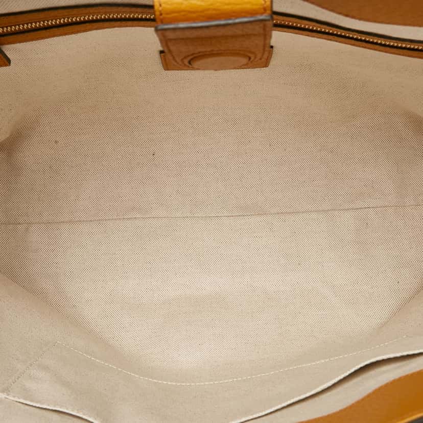 Gucci Exo Kai Teddy Bear GG Supreme Tote Bag Brown Canvas Good condition - Box View