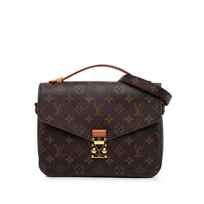Louis Vuitton Monogram Pochette Metis Brown Canvas Good condition - Front View