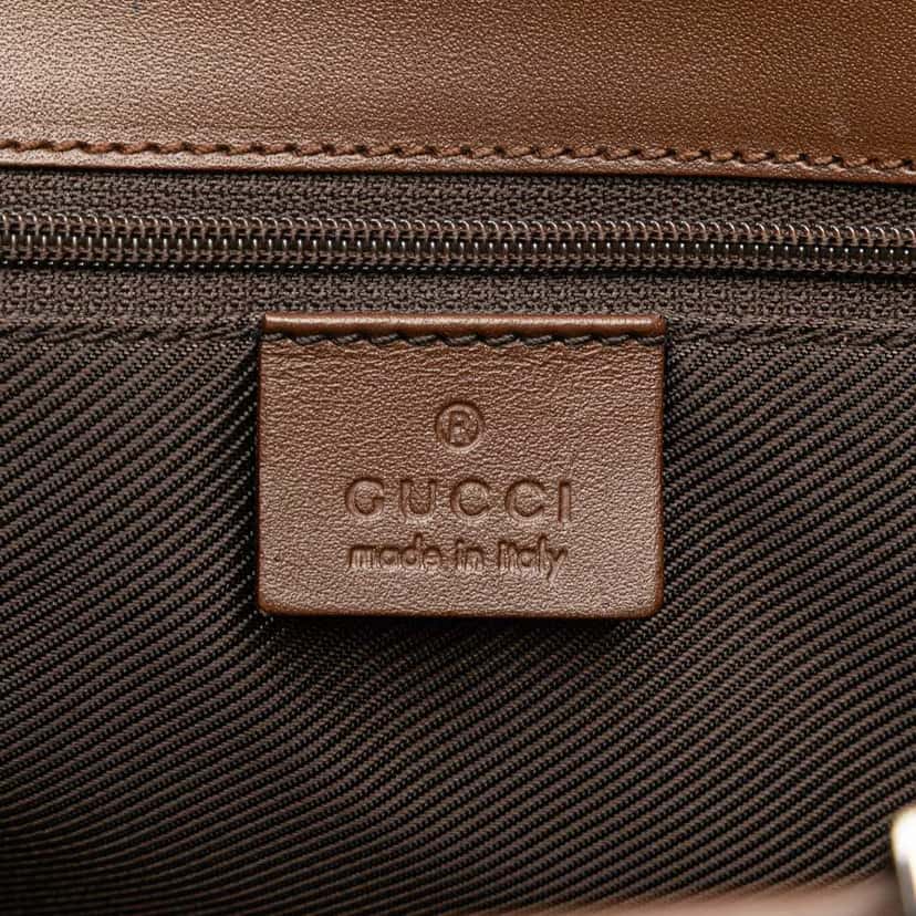 Gucci GG Canvas Jackie Handbag Brown Canvas Good condition - Box View