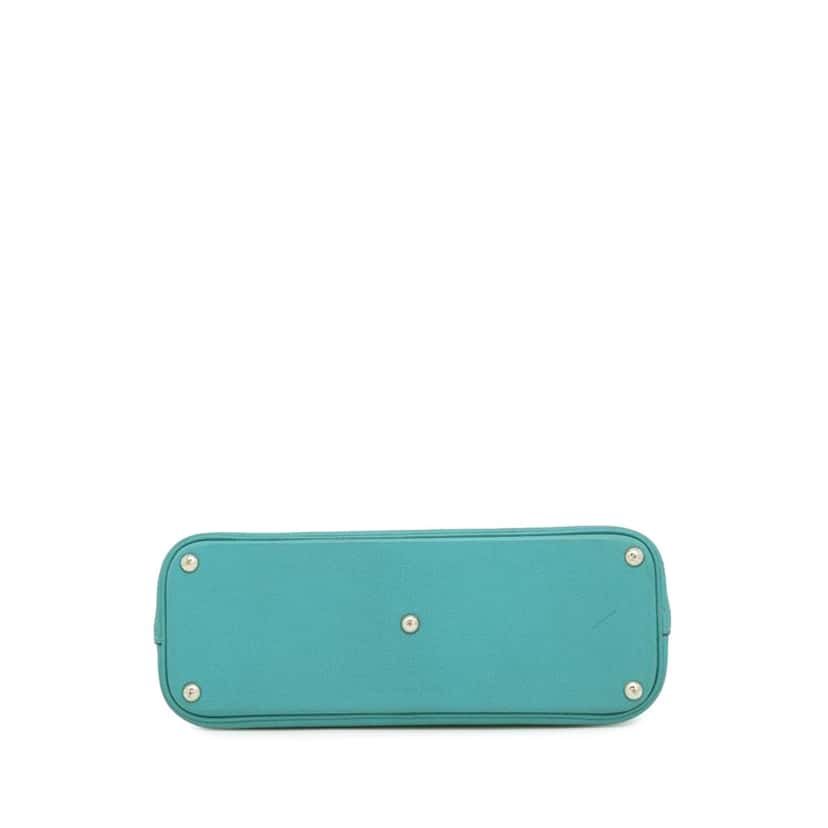 Hermès Chevre Mysore Bolide 27 Blue Leather Good condition - Inside View