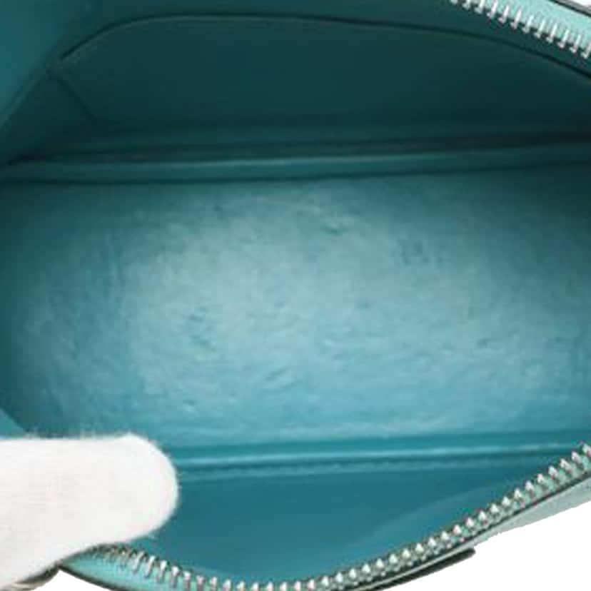 Hermès Chevre Mysore Bolide 27 Blue Leather Good condition - Model View