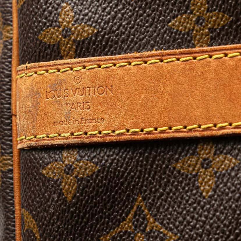 Louis Vuitton Monogram Keepall Bandouliere 60 Brown Canvas Good condition - Box View