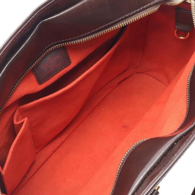 Louis Vuitton Damier Ebene Sarria Horizontal Brown Canvas Good condition - Inside View