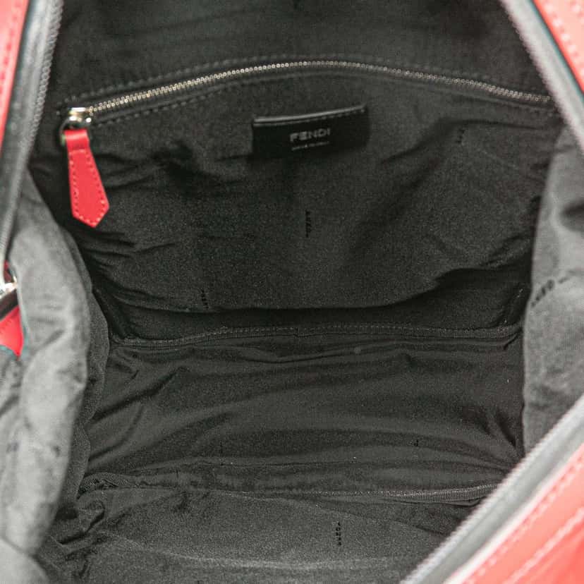 Fendi Nylon Vocabulary Hope Backpack Red Good condition - Model View