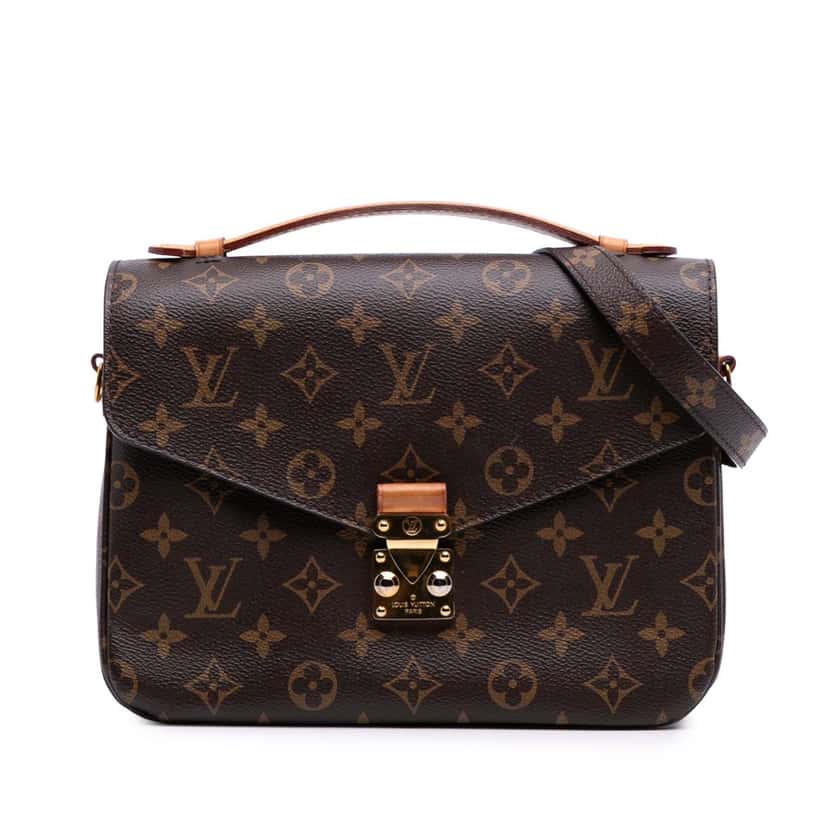 Louis Vuitton Monogram Pochette Metis Brown Canvas Good condition - Front View