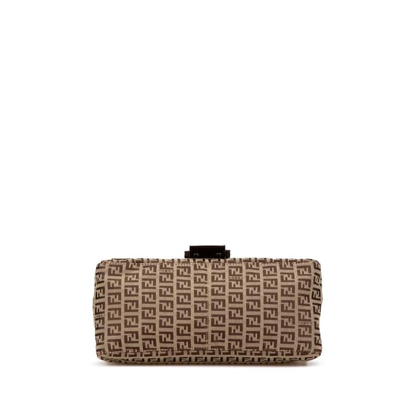 Fendi Zucchino Canvas Mamma Forever Brown Canvas Good condition - Inside View