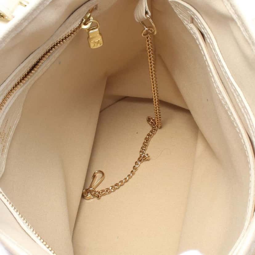 Louis Vuitton Monogram Mini Lin Bucket PM Brown Canvas Good condition - Inside View