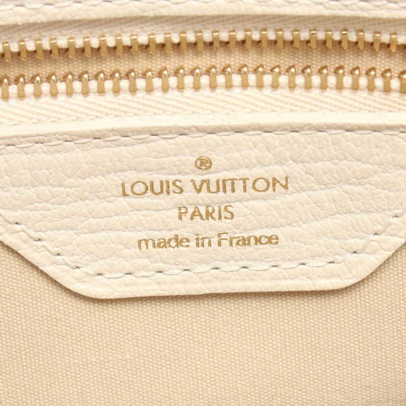 Louis Vuitton Monogram Mini Lin Bucket PM Brown Canvas Good condition - Model View