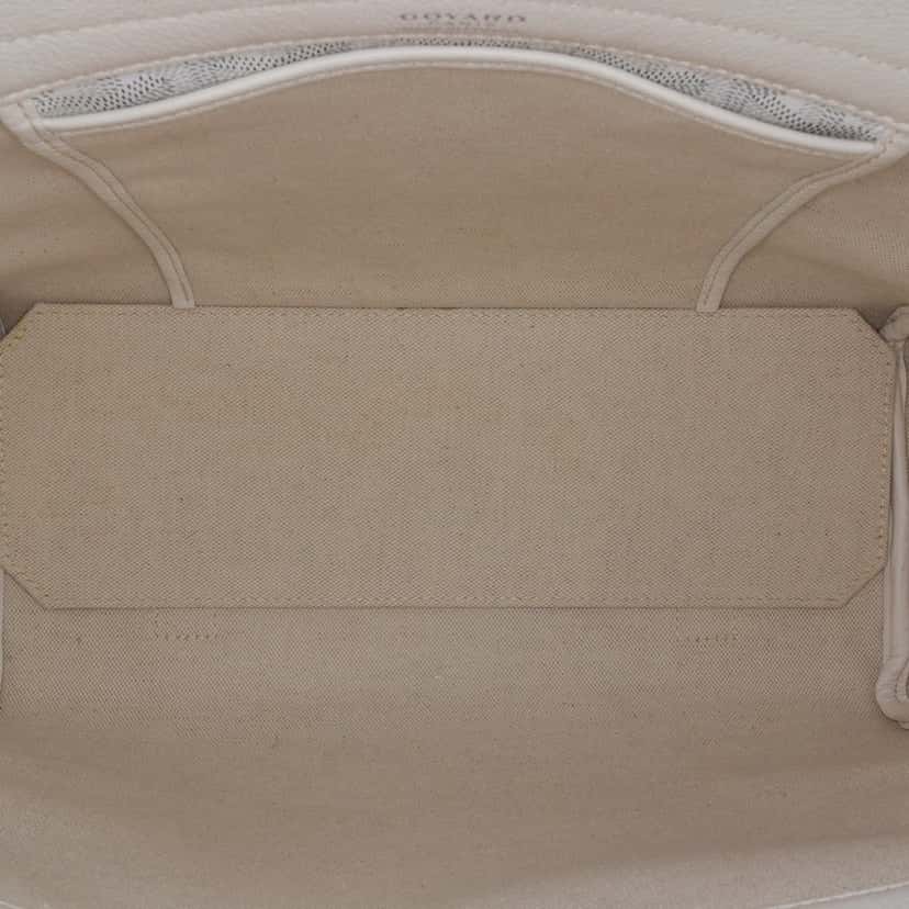 Goyard Goyardine Rouette PM White Canvas Good condition - Model View