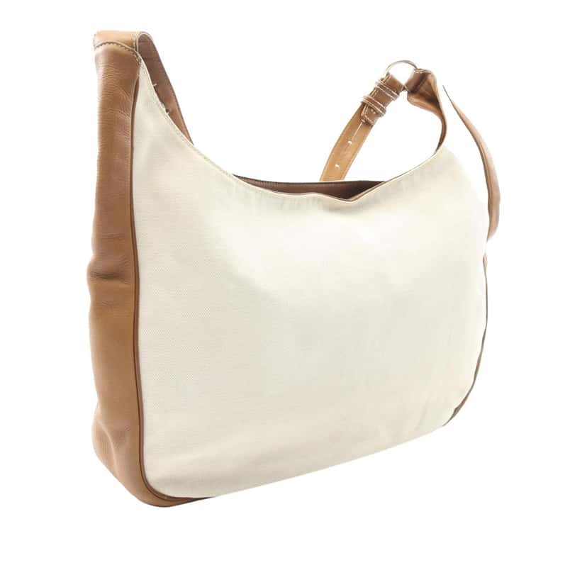 Loewe Anagram Canvas Crossbody White Canvas Good condition - Back View