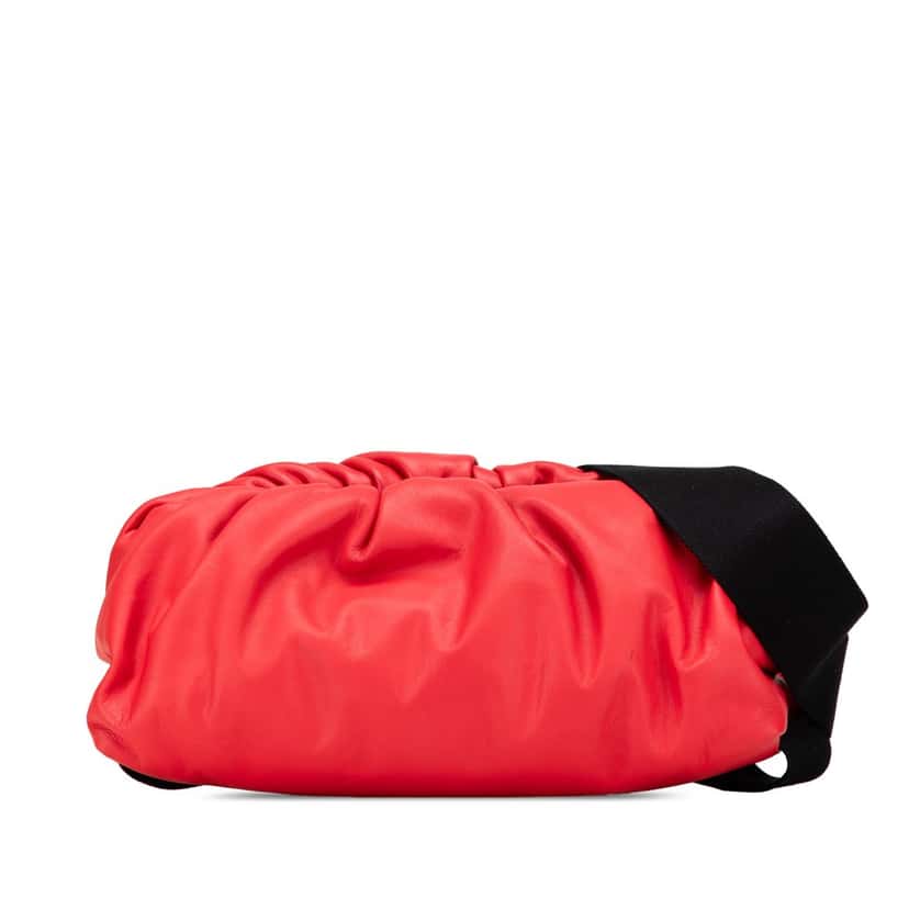 Bottega Veneta Calfskin The Body Pouch Red Leather Good condition - Front View