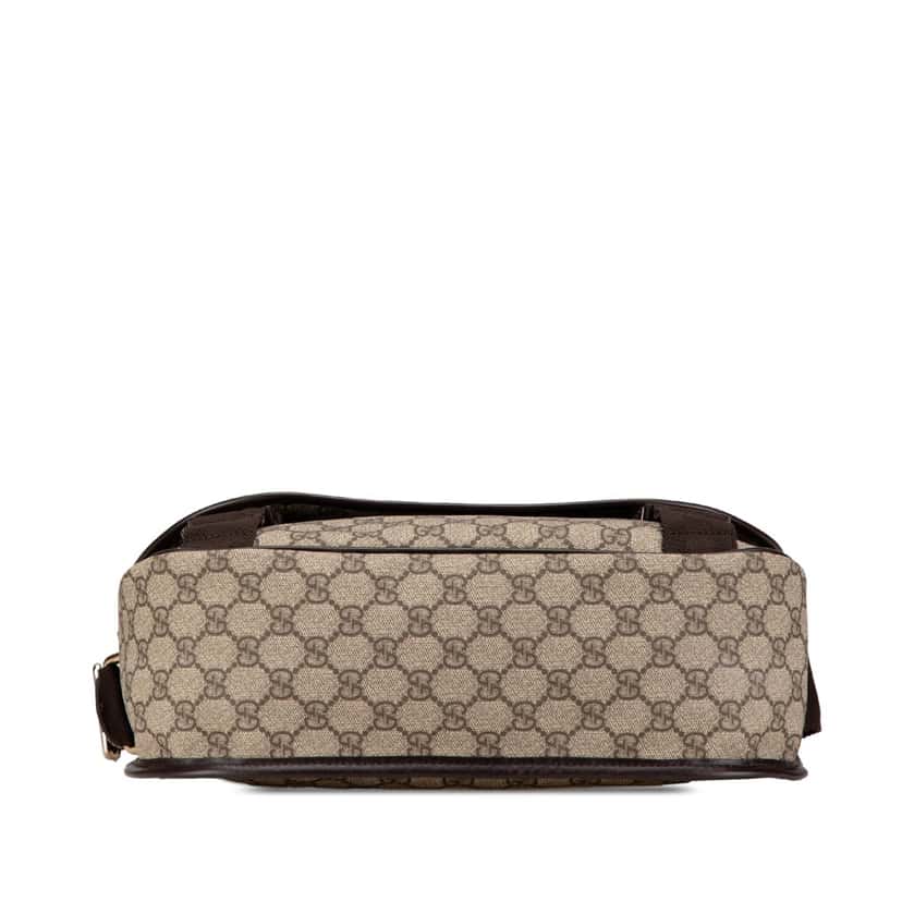 Gucci GG Supreme Crossbody Brown Canvas Fair condition - Inside View